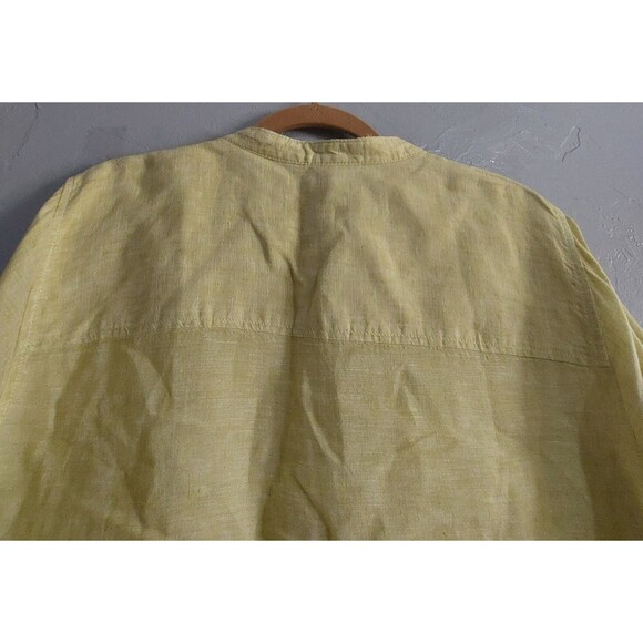 Tahari Essentials  100% Linen  Tops Tunic Womens 23.5 Inch Of Armp To Armp - Picture 8 of 10